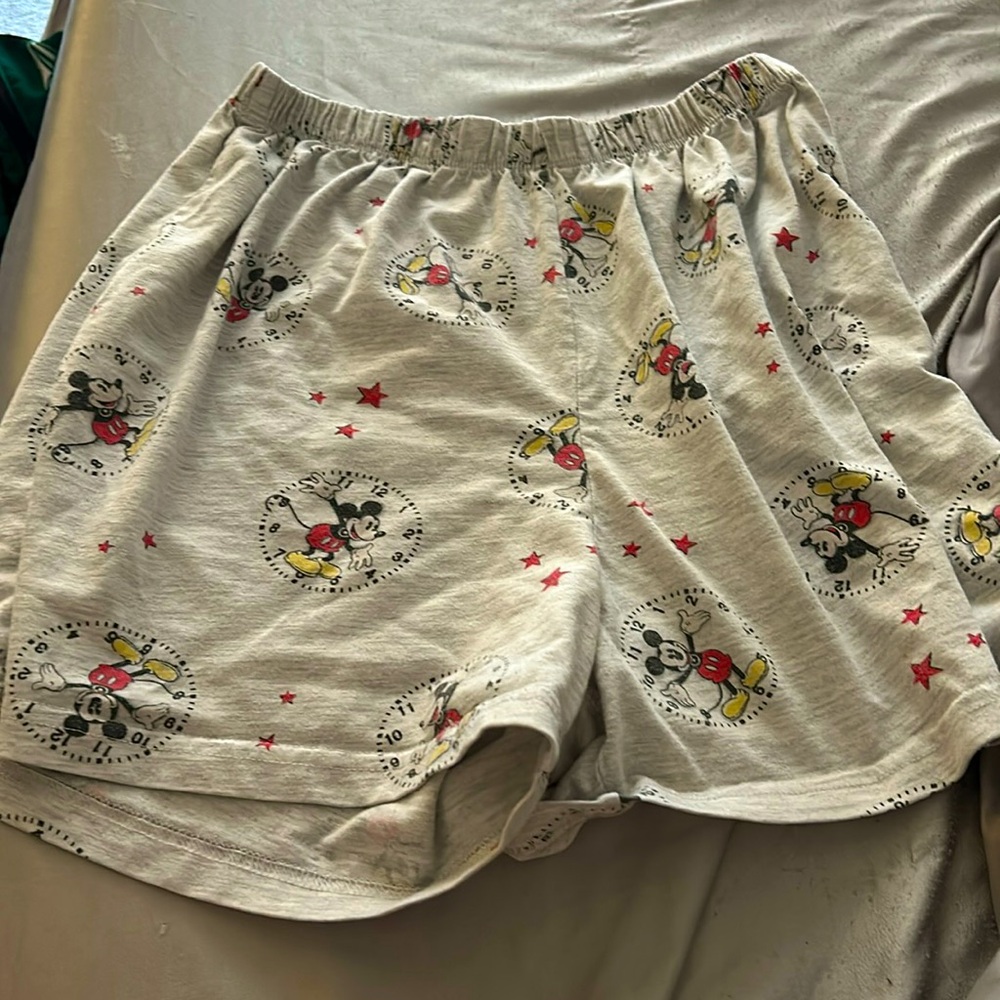 women size small mickey mouse shorts